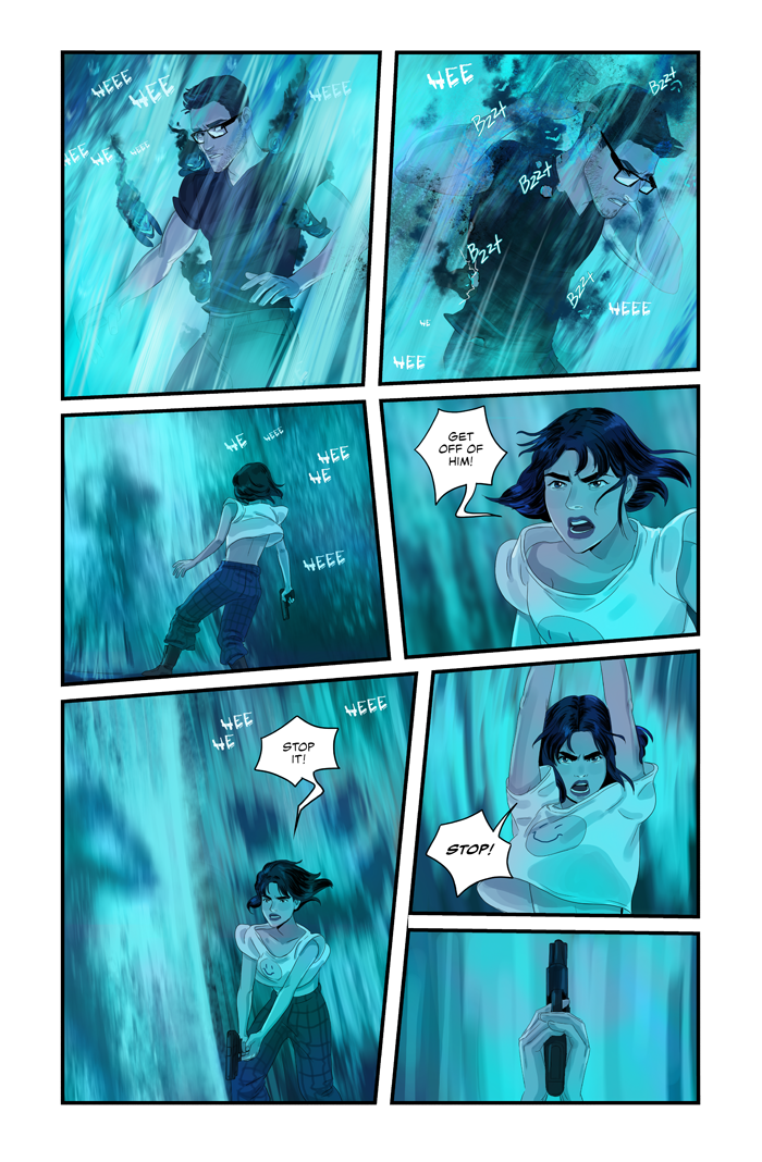 well, on the plus side he isn't being murdered by a lady who thinks she hunts werewolves.